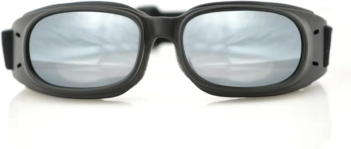 Bobster Piston Goggles, Matte Black Rubber Frame