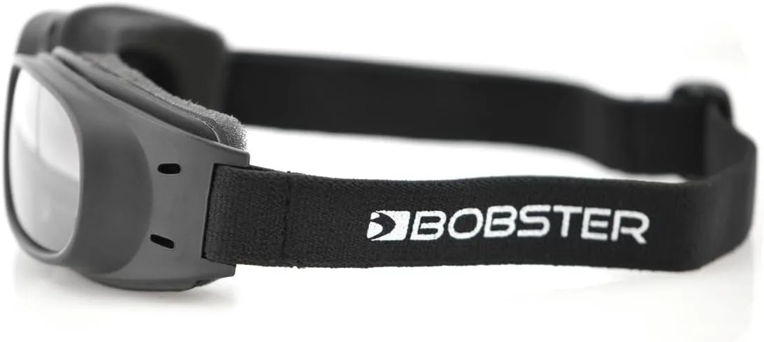 Bobster Piston Goggles, Matte Black Rubber Frame