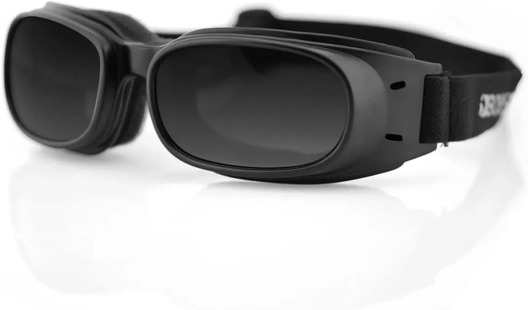 Bobster Piston Goggles, Matte Black Rubber Frame