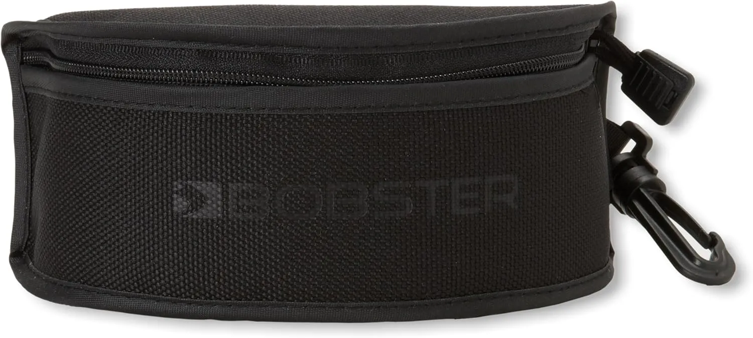 Bobster Raptor 2 Interchangeable Sunglasses, Black Frame/3 Lenses (Smoked, Amber and Clear)
