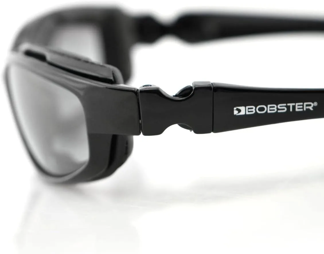 Bobster ® Road Hog 2, Gloss Black Frame, Dual Grade Reflective, Smoked, Amber, & Clear Lens