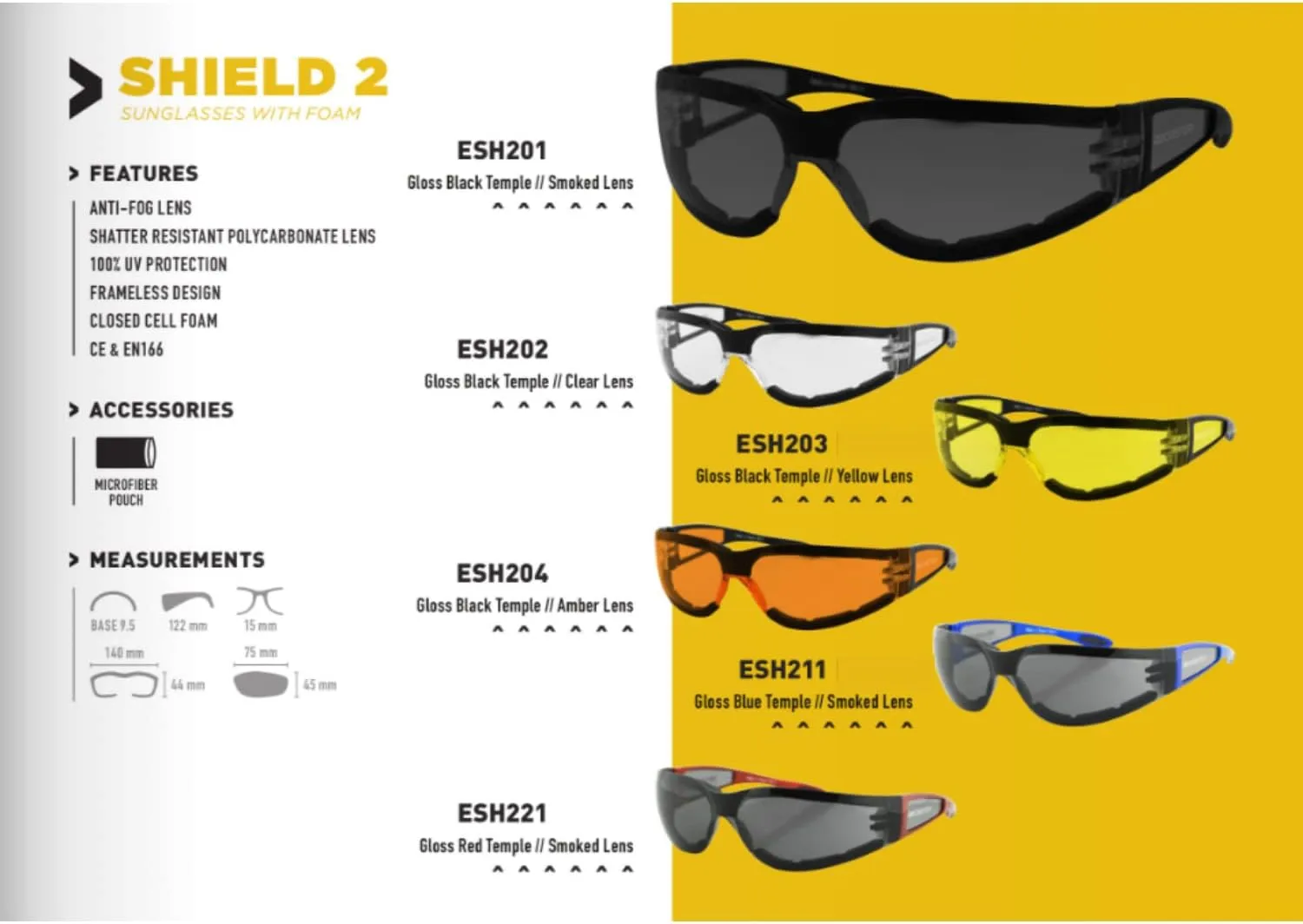 BOBSTER Shield II Frameless Sports Sunglasses with Closed Cell Foam