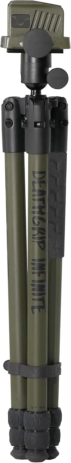BOG DeathGrip Infinite Aluminum Tripod with Heavy Duty Construction, 360 Degree Ball Head