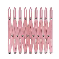 Bohin 9-Hole Buttonhole Expanding Gauge in Pink #65512