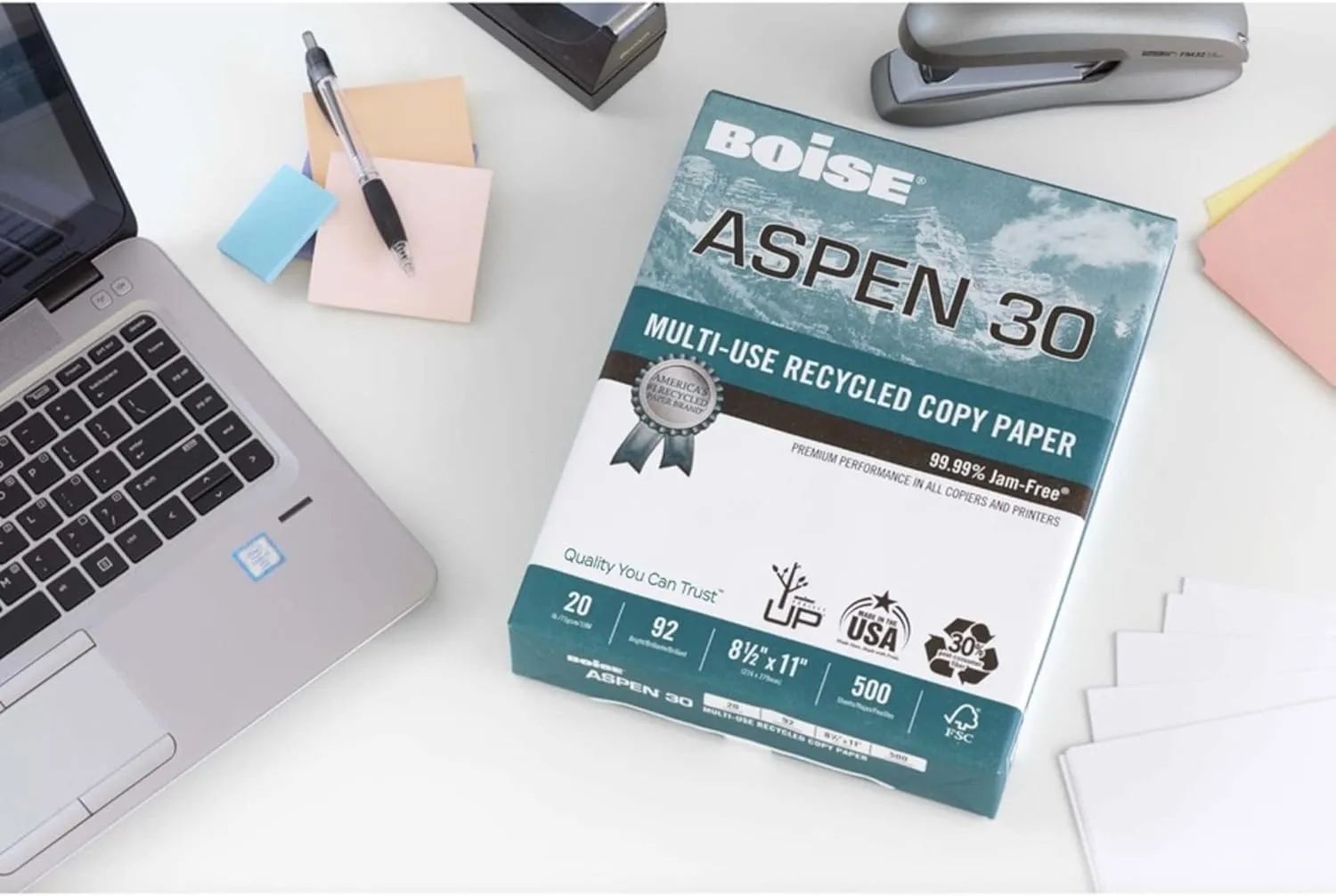 Boise ASPEN 30 Multi-Use Copy Paper, Ledger 11 x 17, 5 Reams (2500 Sheets) - 054907-CTN