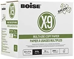 BOISE ASPEN 30% Recycled Laser Paper, 8 Reams (4000 Sheets), 8.5 x 11, 24 lb, 96 Bright