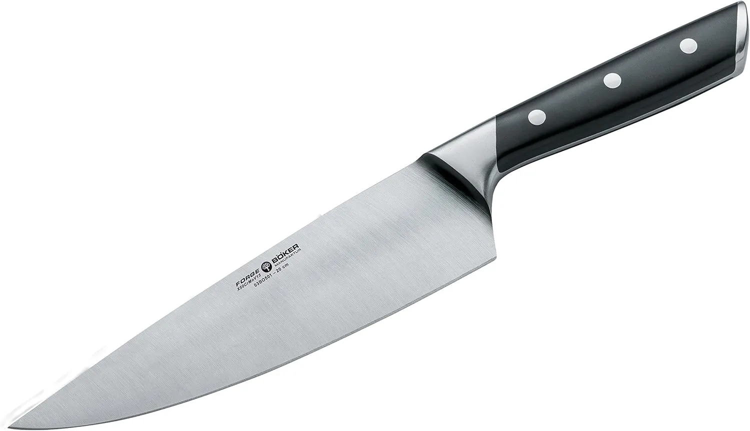 Boker Forge Chefs Knife with 7 1/8 in. Blade, Black