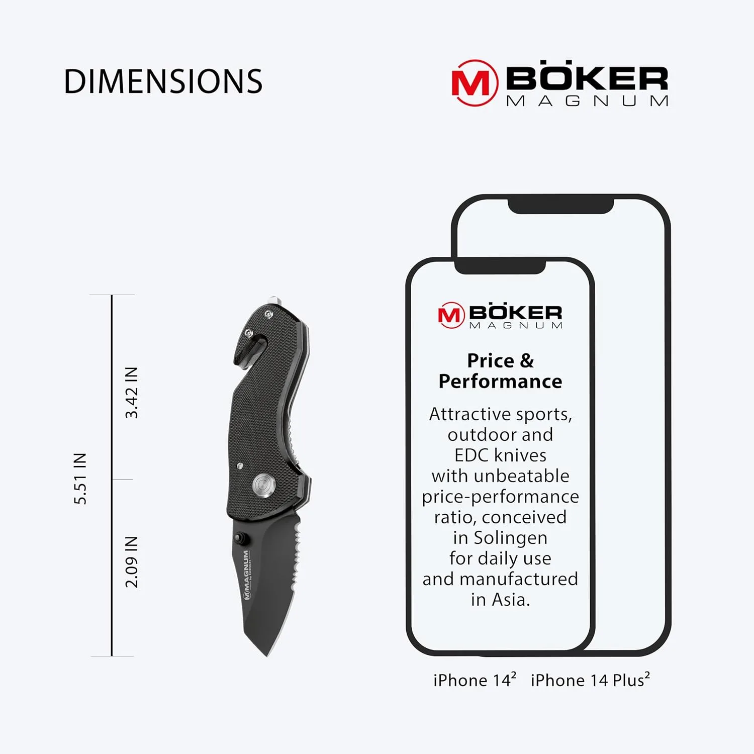 Magnum Compact Rescue Knife
