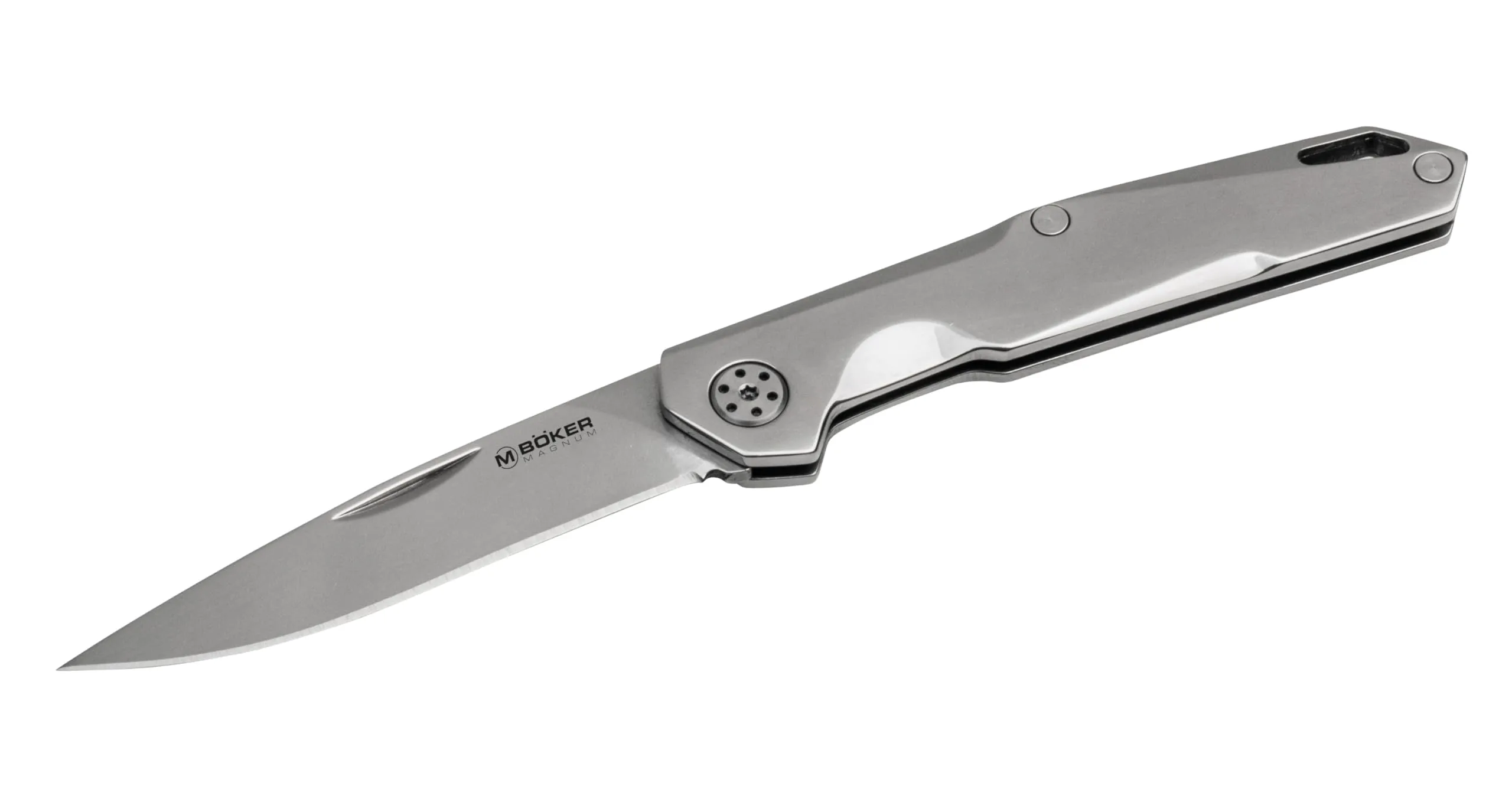 Boker Magnum Shiny EDC Pocket Knife - Small Multipurpose Folding Knife with 2.36 Inch