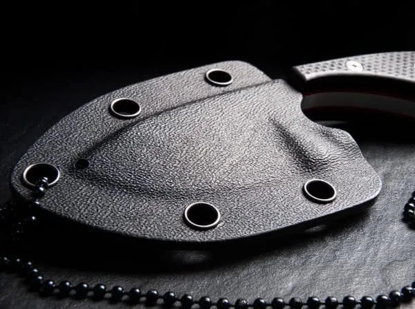 Boker Plus Sigyn - 1.97" Satin D2 Drop Point Blade with G10 Scales and Ball Chain Kydex Neck Sheath Designed by andre