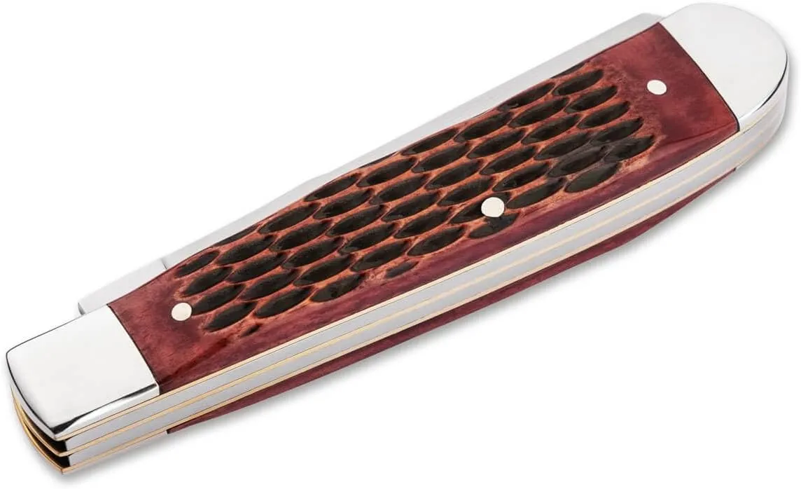 BÖKER Traditional Series 2.0 Trapper – Dual-Blade Slip-Joint Pocket Knife, Made in Solingen Germany