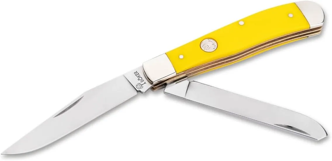 BÖKER Traditional Series 2.0 Trapper – Dual-Blade Slip-Joint Pocket Knife, Made in Solingen Germany