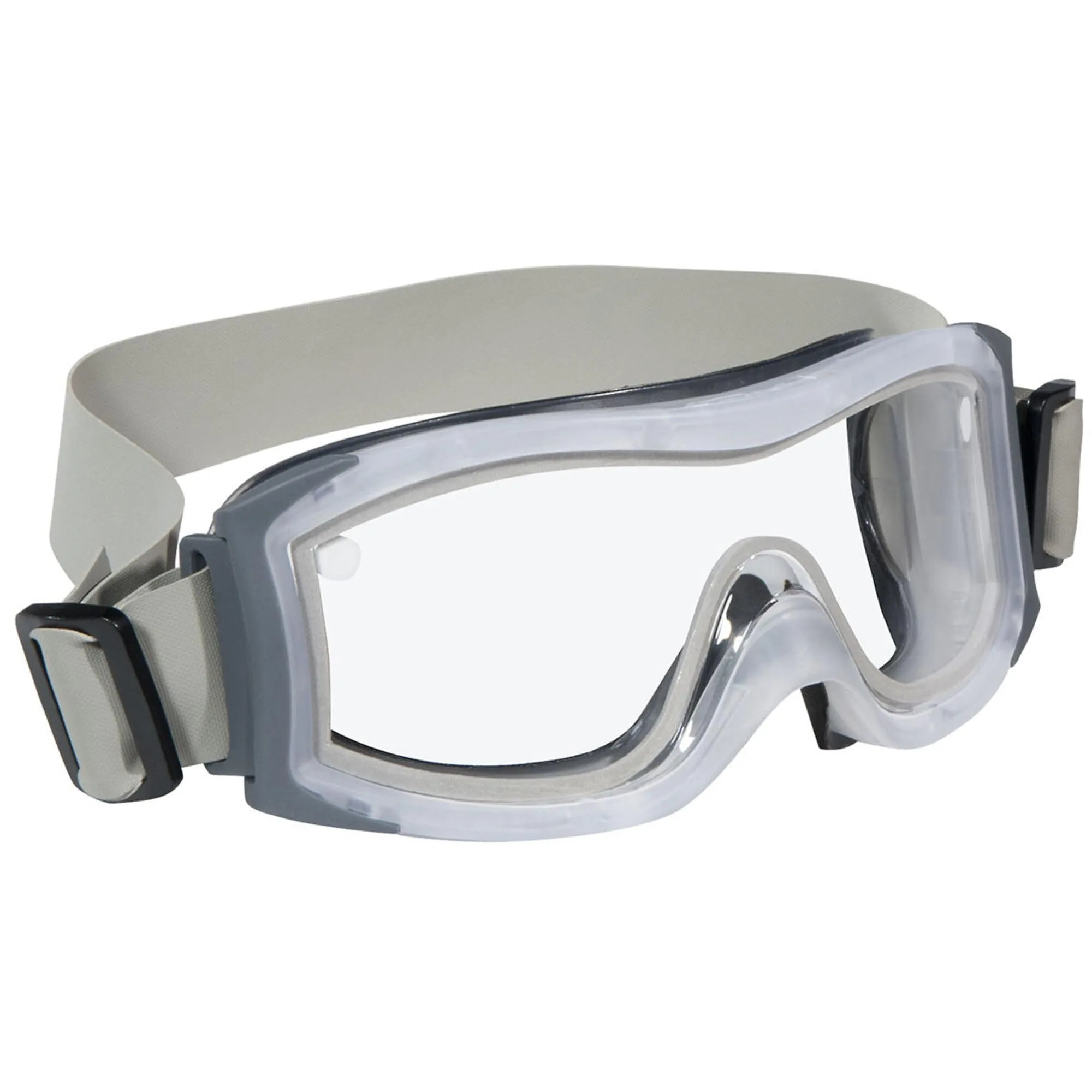 Bollé Safety 254-DU-40097 Duo Safety Goggles with Thermo-Plastic Rubber Frame and Clear Anti-Fog Lens