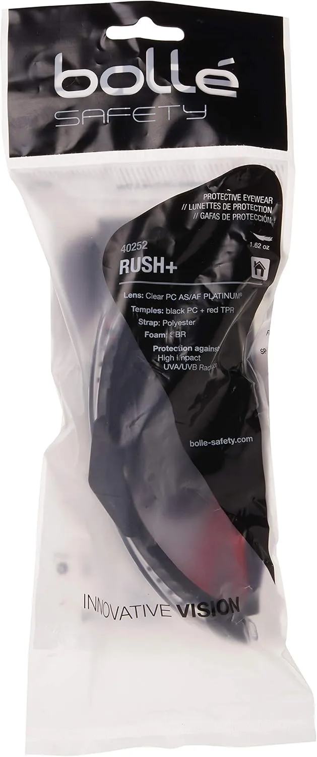 Bolle Safety Rush+ Safety Glasses Assembled Foam & Strap Kit