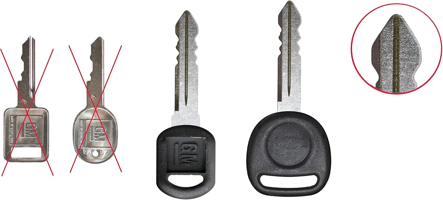 Bolt 7018517 Padlock for Early Model Chevrolet, GMC, Hummer, Buick, Cadillac, Oldsmobile and Pontiac Keys