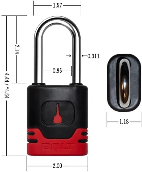 Bolt 7023539 Padlock for Toyota Keys