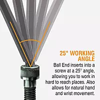 Bondhus 10936 set of 12 Balldriver L-wrenches, ProGuard Finish, sizes .050-5/16-Inch