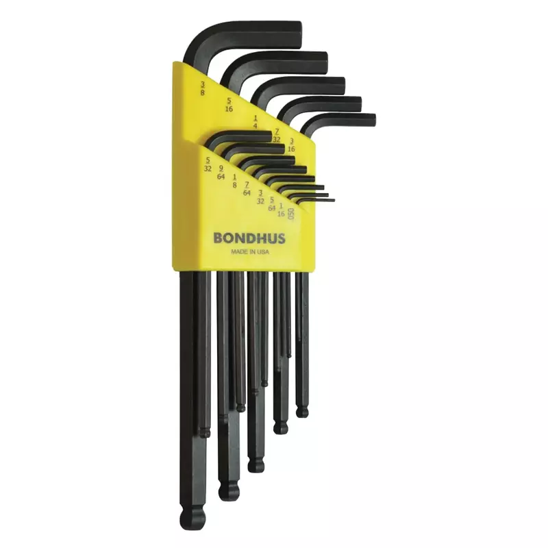 Bondhus 10937 Set of 13 Balldriver L-wrenches, sizes .050-3/8-Inch One Size Classic