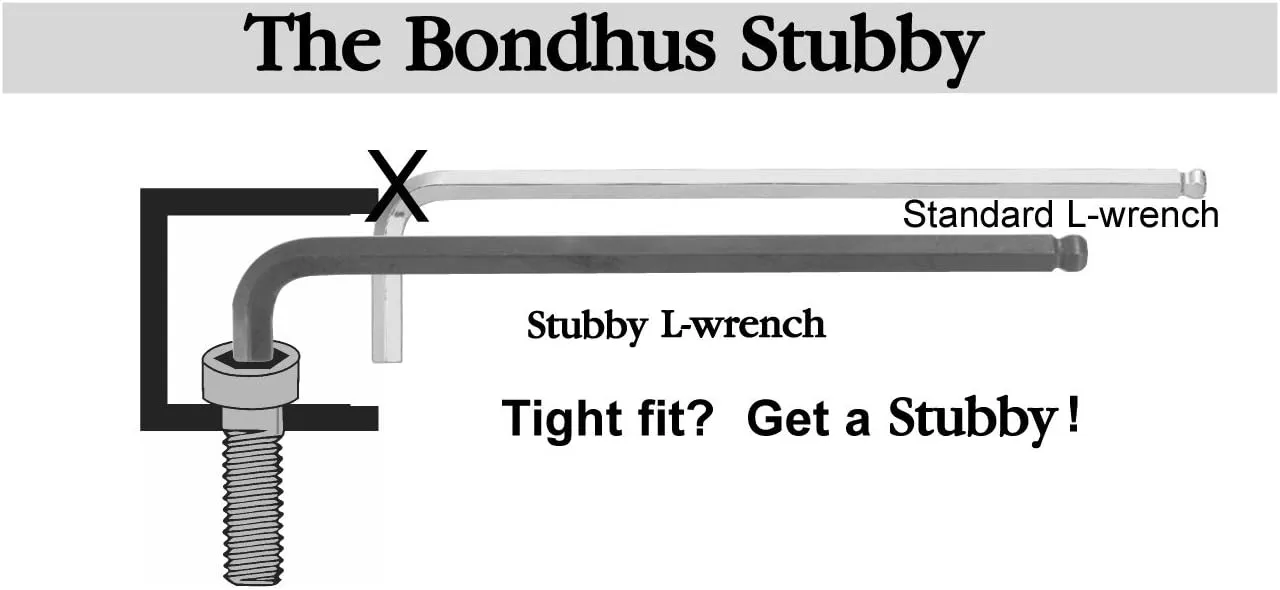 Bondhus 0.050-3/8" & 1.5-10mm Stubby Ball End Hex Key 22pc & 13pc Double Pack Hex Key Double Pack + Double Pk