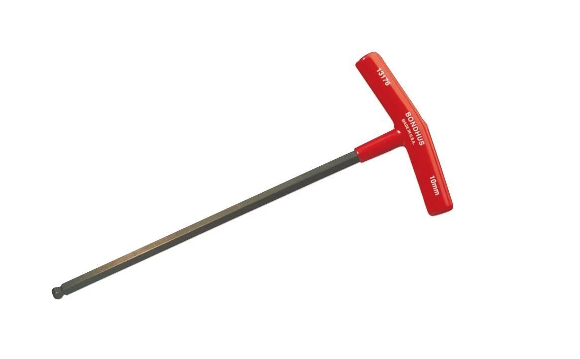 Bondhus 13254 2.5mm Hex Tip T-Handle with ProGuard Finish, 172mm