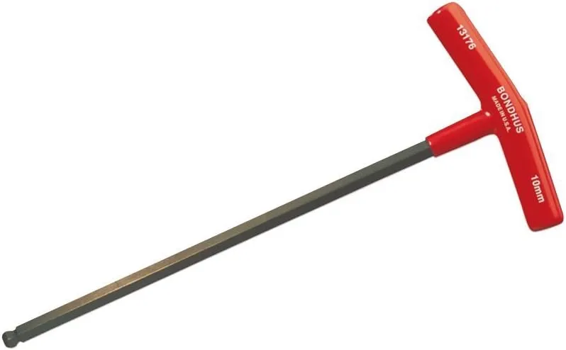 Bondhus 13254 2.5mm Hex Tip T-Handle with ProGuard Finish, 172mm