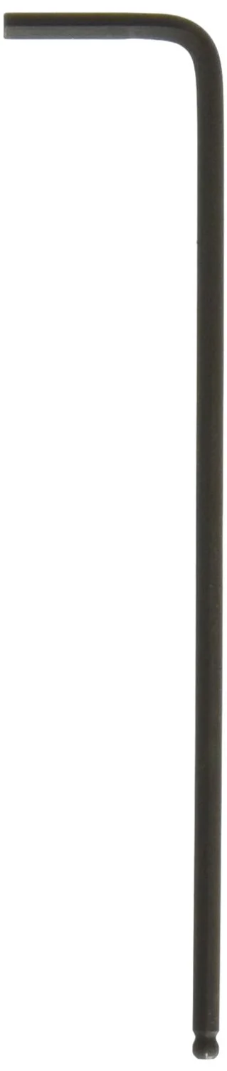Bondhus 10905 3/32" Ball End Tip Hex Key L Wrench with ProGuard Finish and Long Arm, 3.4"