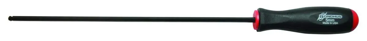 Bondhus 3756 Extra Long 3.0mm Ball End Screwdriver w/ProGuard Finish, multi, one size