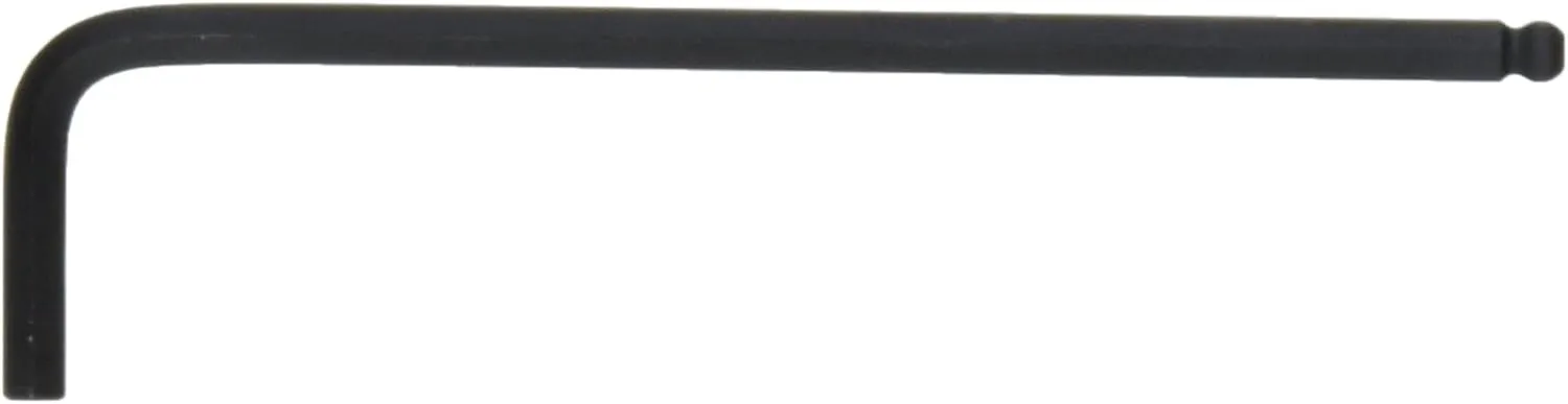 Bondhus 10964 5mm Ball End Tip Hex Key L Wrench with ProGuard Finish and Long Arm, 119mm, 5 Piece