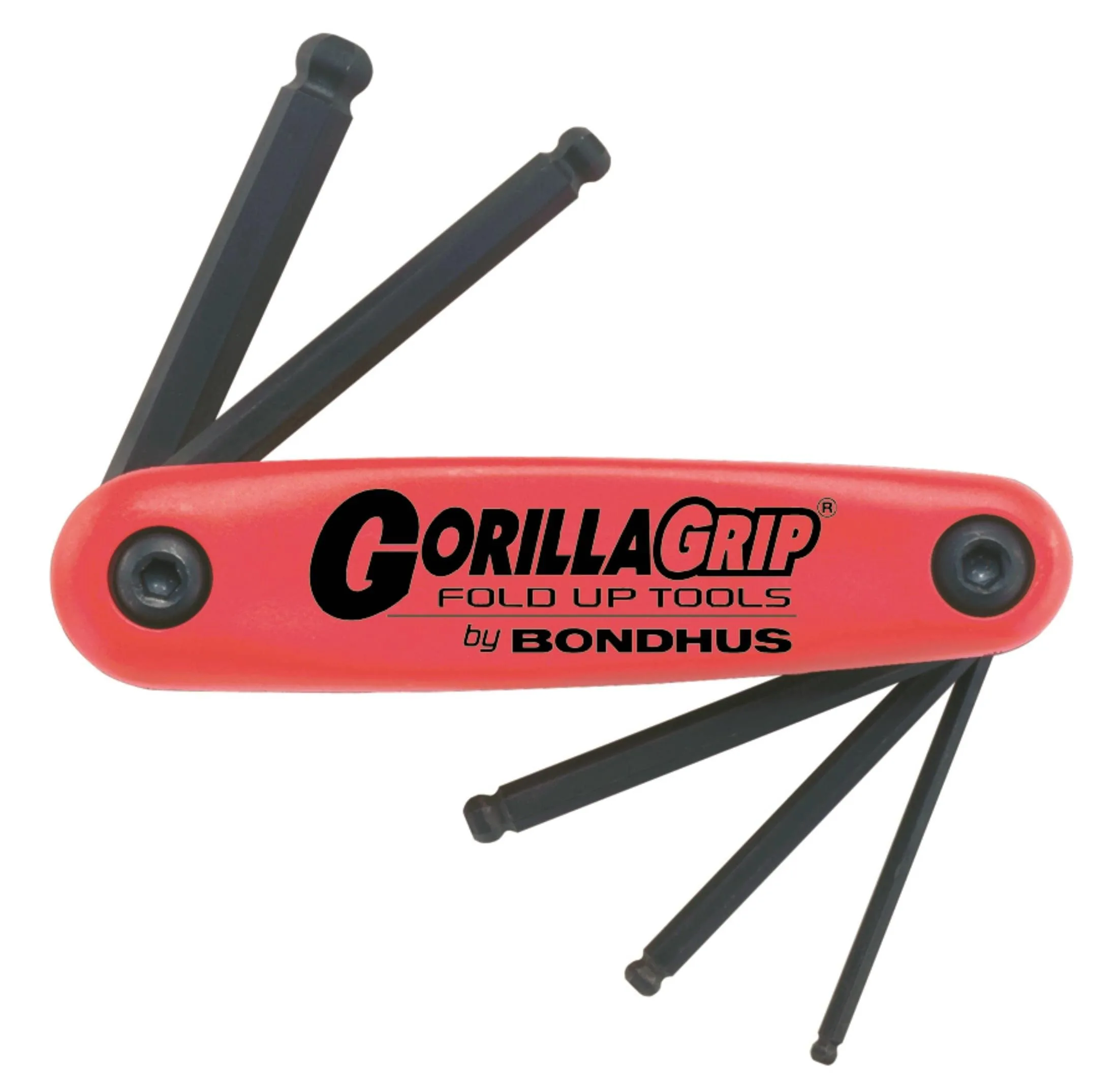 Set 5 Ball End GorillaGrip Fold-up Tools 5-10mm