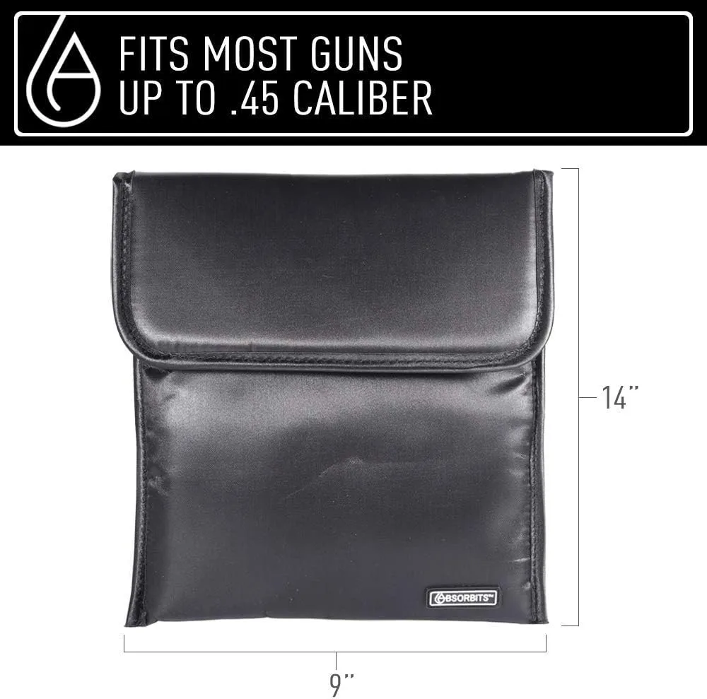 BONE-DRI Rust Prevention Gun & Ammo Bag - Moisture Absorbing Gun Bag for Handguns