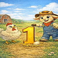 Billy the Kid Counts His Chickens