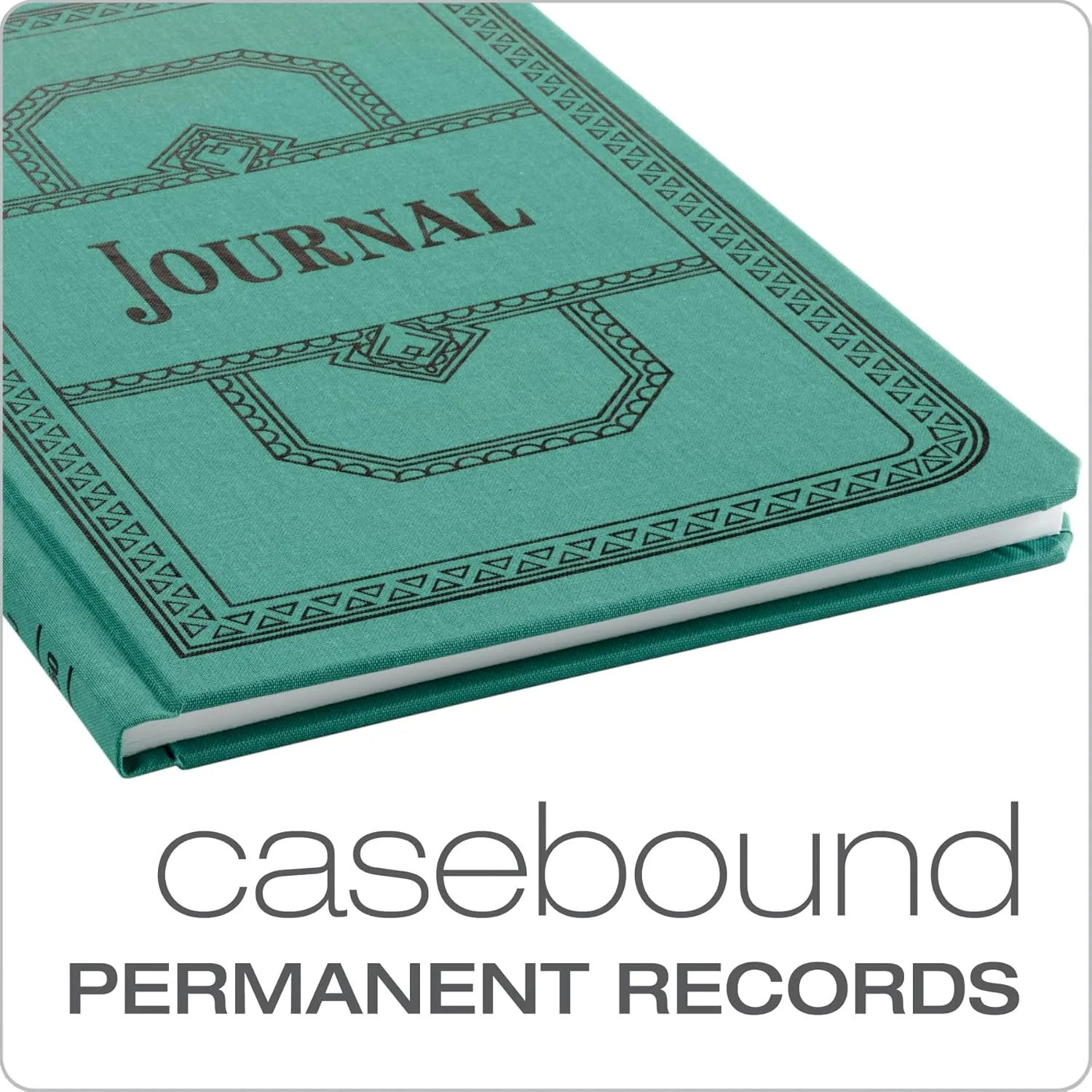 Boorum & Pease 66 Series Account Book, Journal Ruled, Blue, 150 Pages, 12-1/8 x 7-5/8