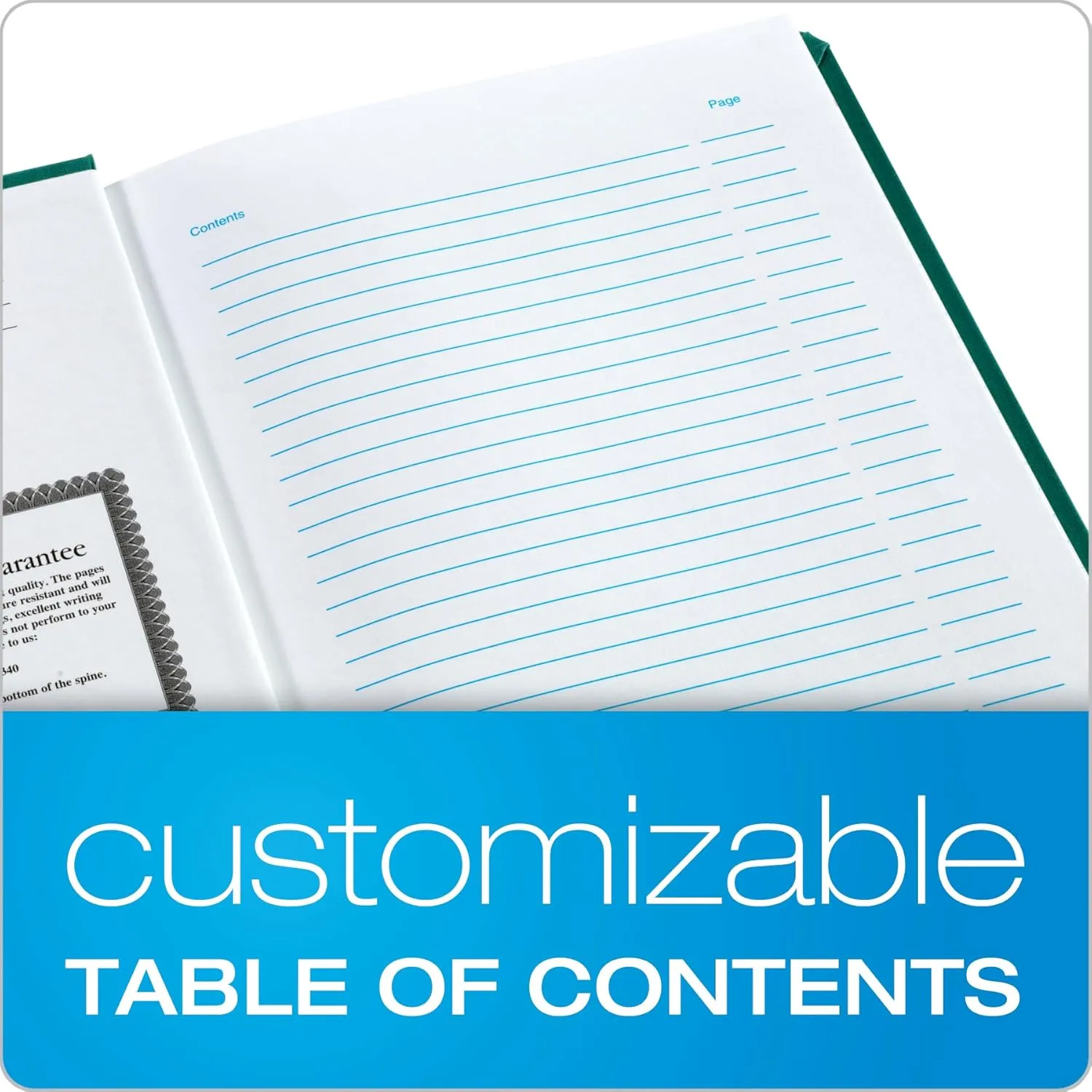 Boorum & Pease 66 Series Account Book, Journal Ruled, Blue, 150 Pages, 12-1/8 x 7-5/8