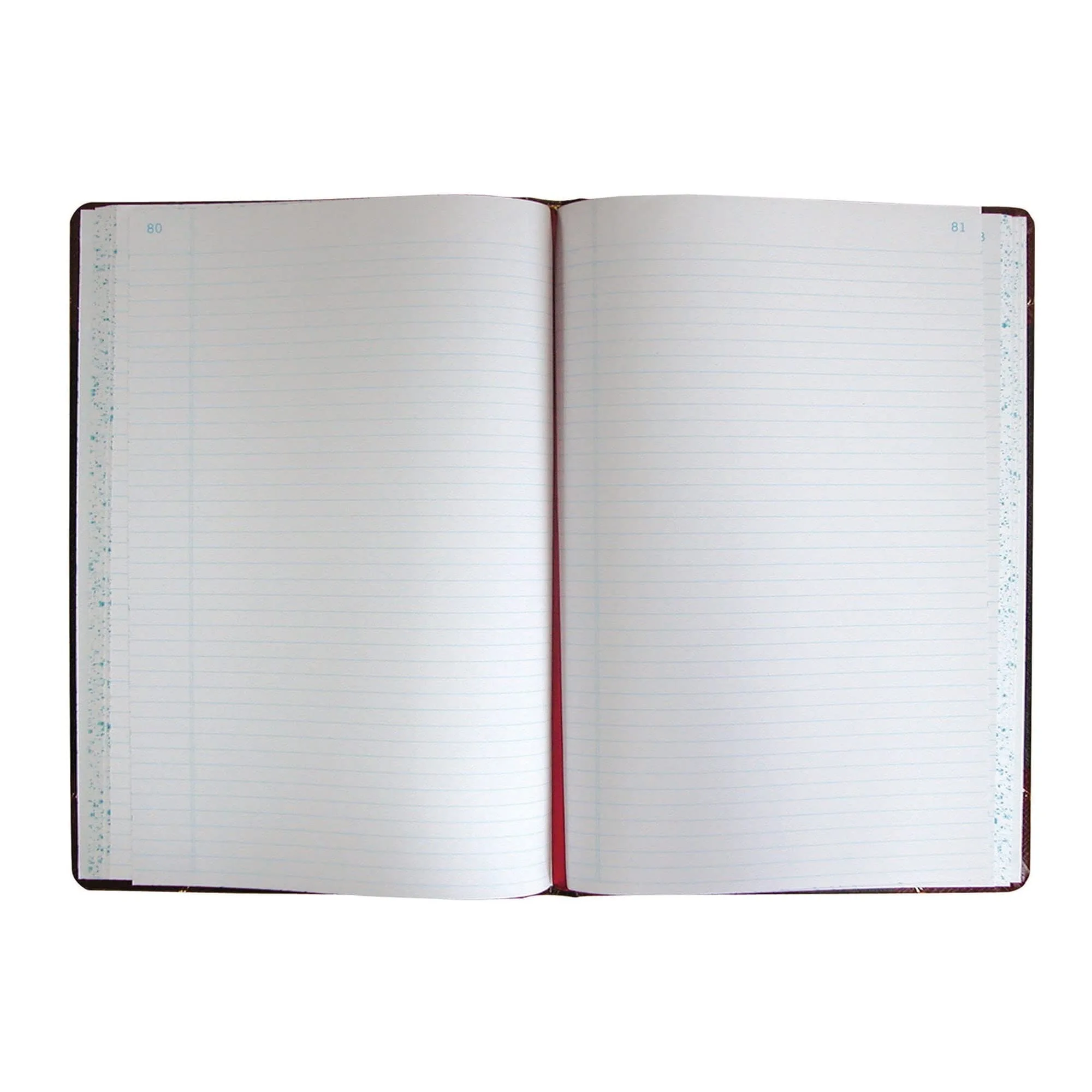 Boorum & Pease Account Record Book, 8 5/8" x 14 1/8", Record Ruled, 300 Pages, Black/Red