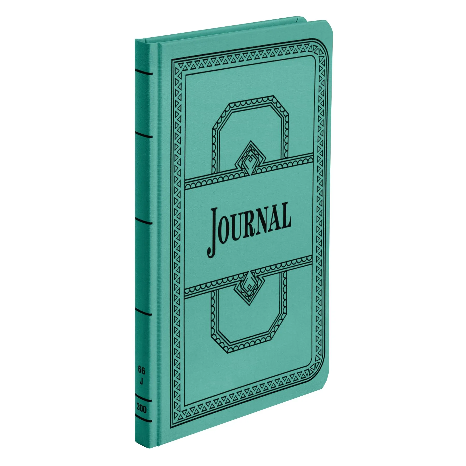 Boorum & Pease® Canvas Account Book, Journal, 16 Lb., 12 1/8" x 7 5/8", 300 Pages, Blue