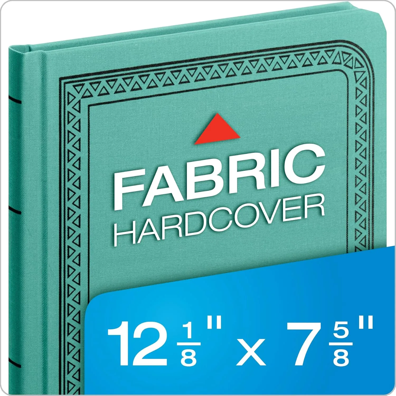 Boorum & Pease® Canvas Account Book, Journal, 16 Lb., 12 1/8" x 7 5/8", 300 Pages, Blue