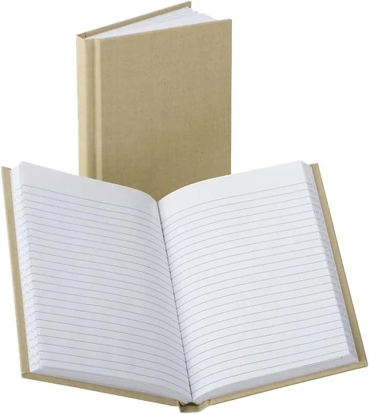 Boorum & Pease Memo Book, 96 Sheets, 4.13 x 7 in, Tan Hardcover