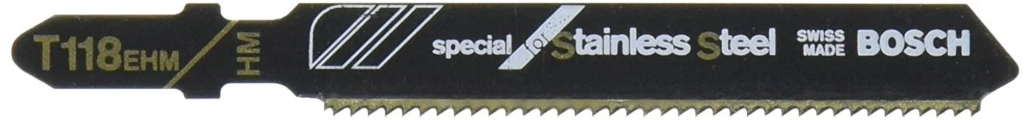 BOSCH POWER TOOLS 3-1/4 in T-Shank Carbide Jigsaw Blades
