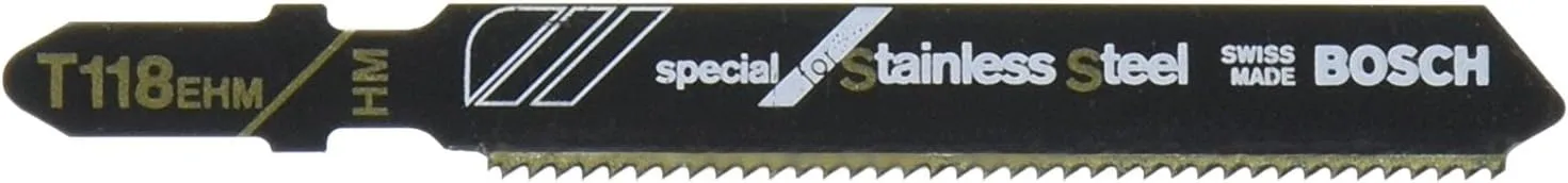 BOSCH POWER TOOLS 3-1/4 in T-Shank Carbide Jigsaw Blades