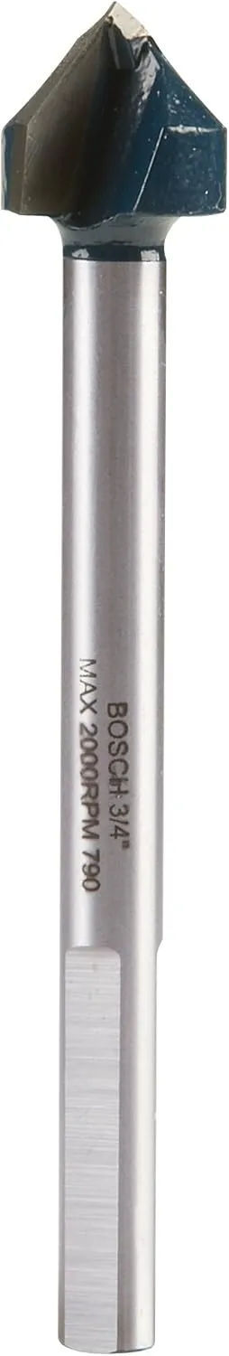 BOSCH POWER TOOLS Carbide Tipped Glass & Tile 1-Piece Drill Bit