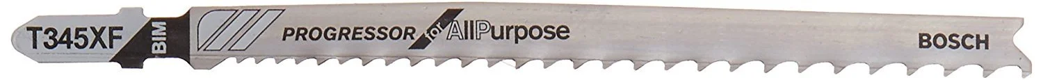 Bosch T-Shank Bi-Metal Jigsaw Blades, 5-Pack