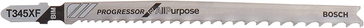Bosch T-Shank Bi-Metal Jigsaw Blades, 5-Pack