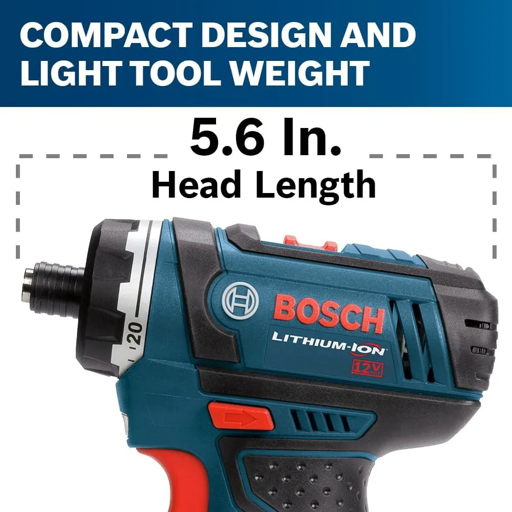 Bosch PS21-2A 12V Max Two-Speed Pocket Driver Kit Industrial