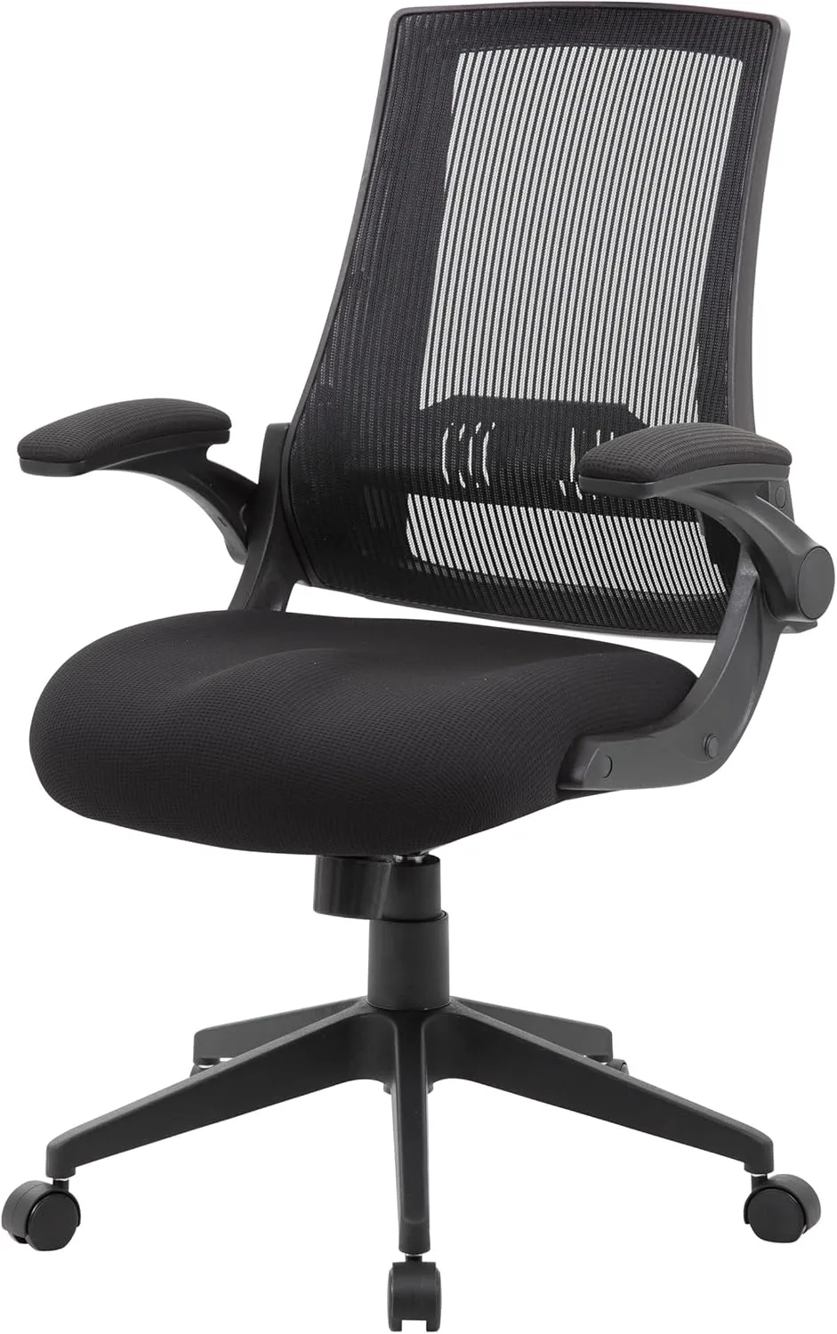 Boss Office Products Adjustable Mesh Task Chair, Black