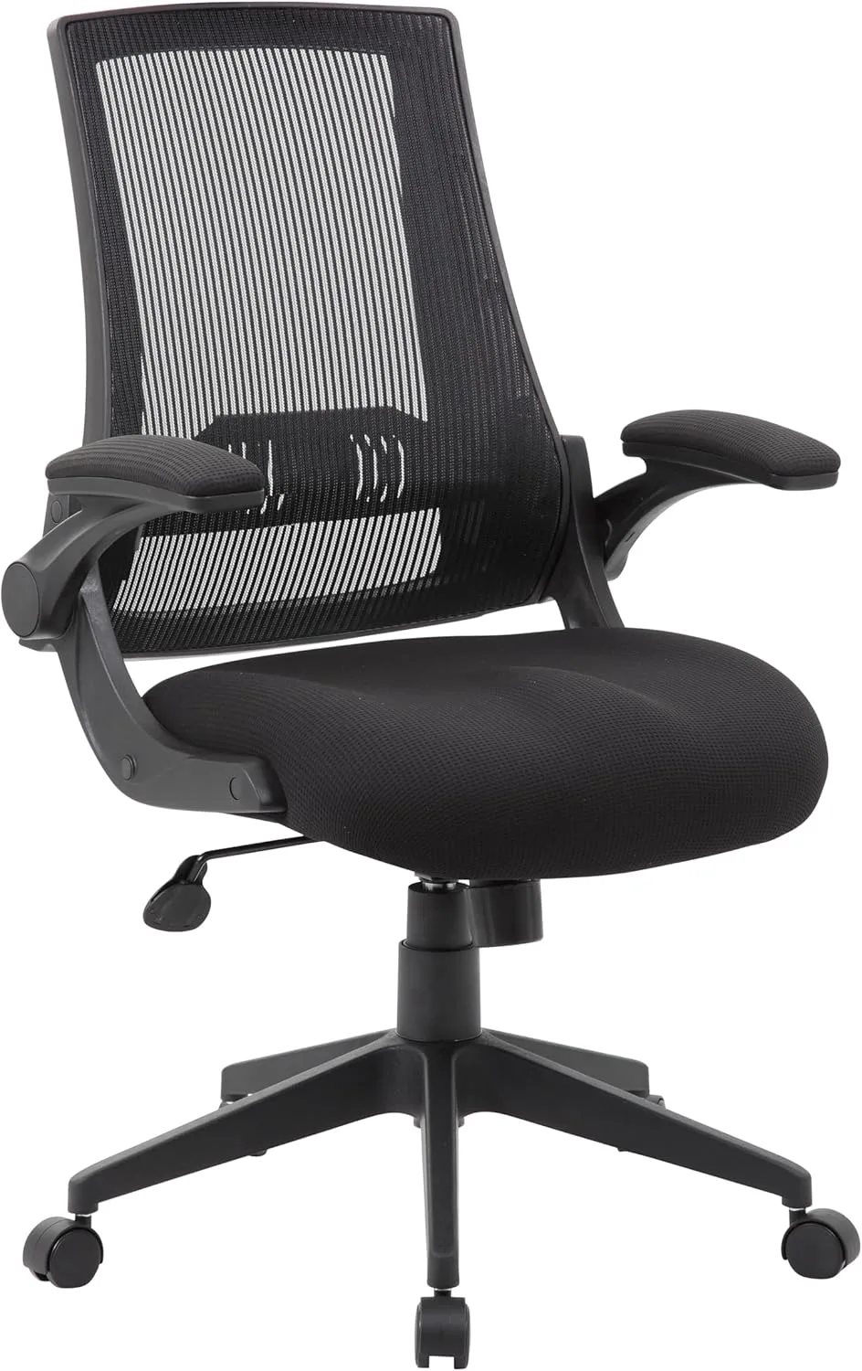 Boss Office Products Adjustable Mesh Task Chair, Black