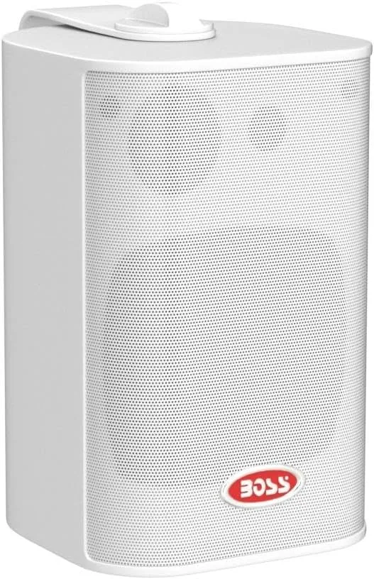BOSS Audio Systems MR4.3 4-Inch 3-Way Marine Enclosed Speakers (Pair)