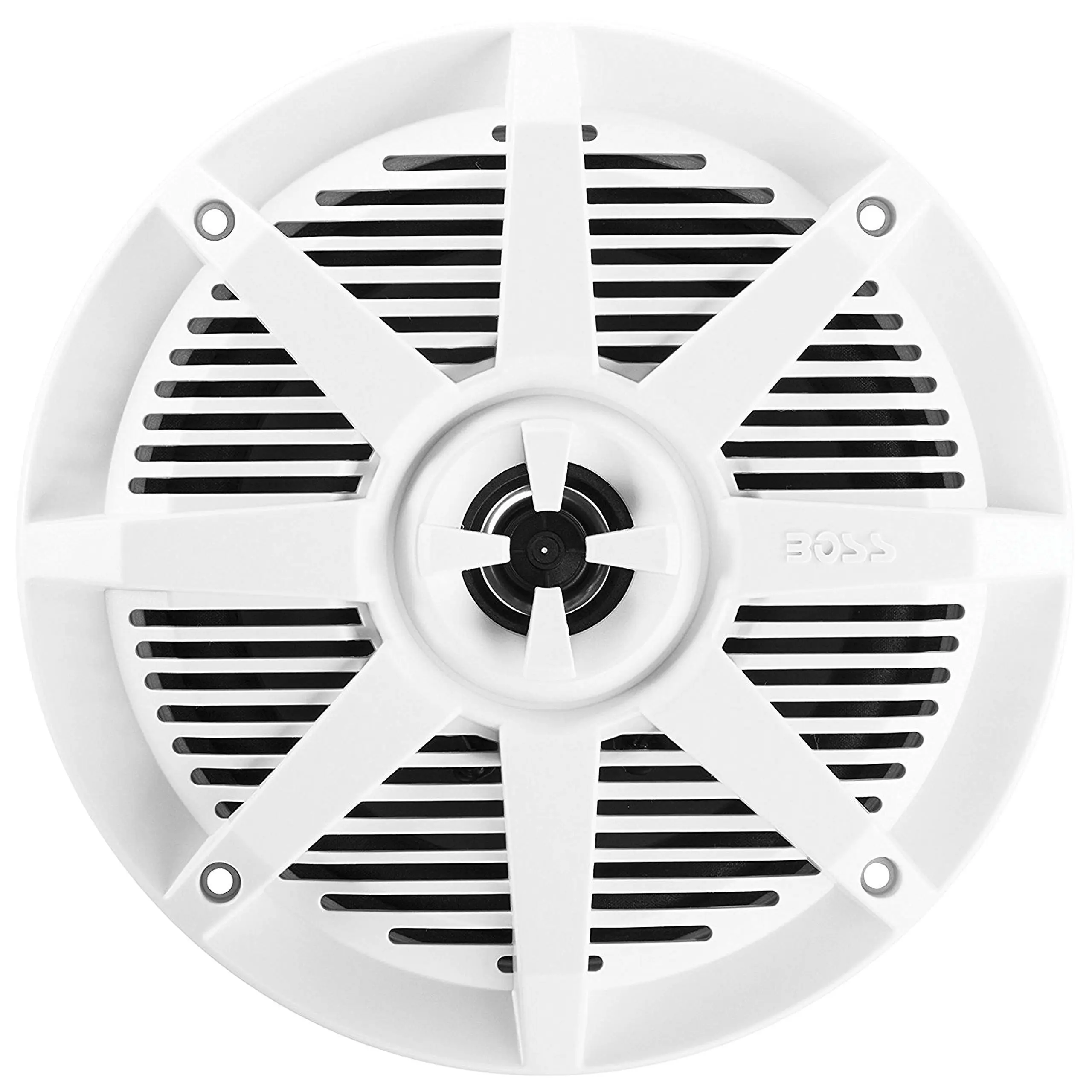 BOSS Audio Systems MR62W 6.5 inch Marine Boat Stereo Speakers - 200 Watts (per Pair), Coaxial, 2 Way, Full Range, 4 Ohms