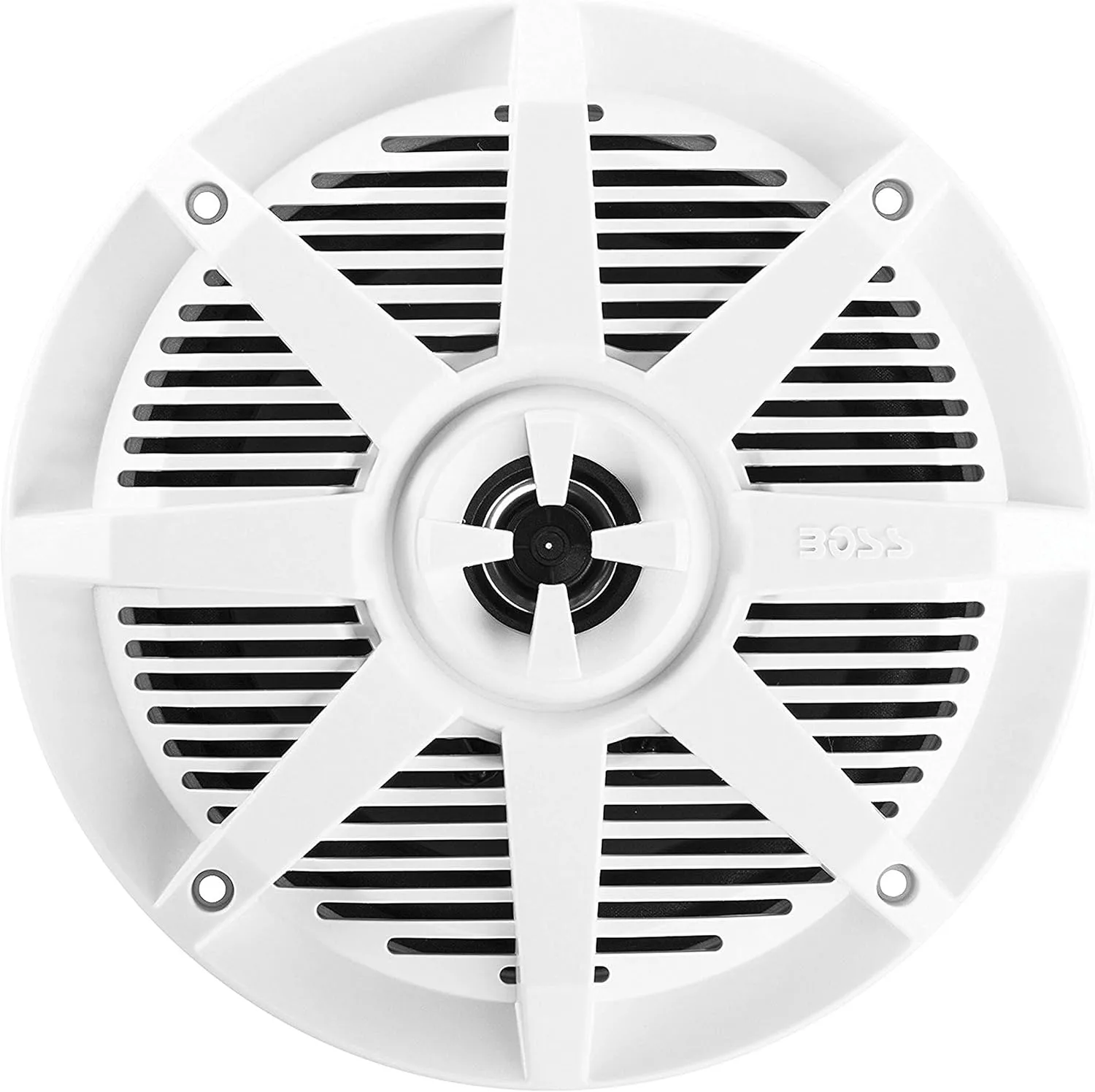 BOSS Audio Systems MR62W 6.5 inch Marine Boat Stereo Speakers - 200 Watts (per Pair), Coaxial, 2 Way, Full Range, 4 Ohms