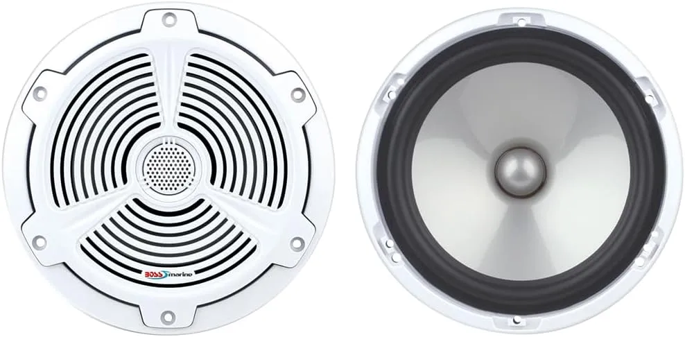 BOSS Audio Systems Marine Coaxial 2-Way Full-Range Weatherproof Speakers (Pair)