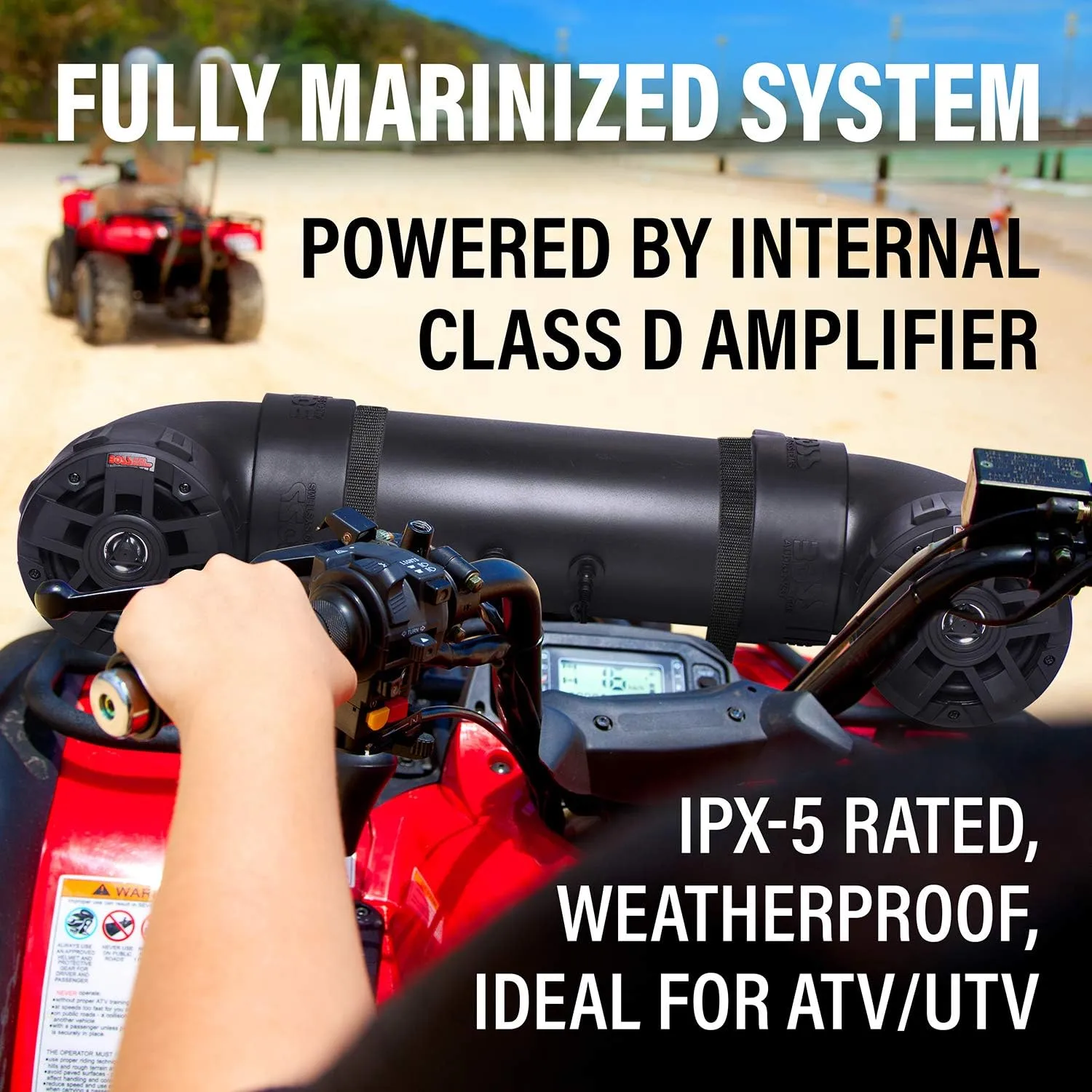 BOSS Audio Systems UTV4 Weatherproof ATV/UTV Sound System